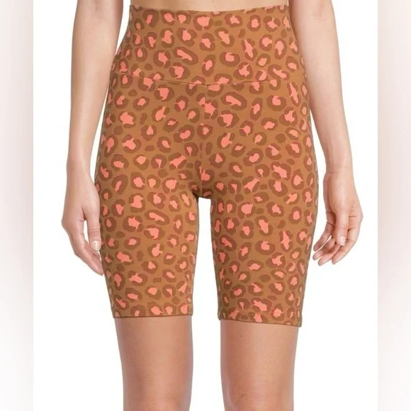 UGG Rilynn Leopard Print Biker Shorts - Picture 1 of 5